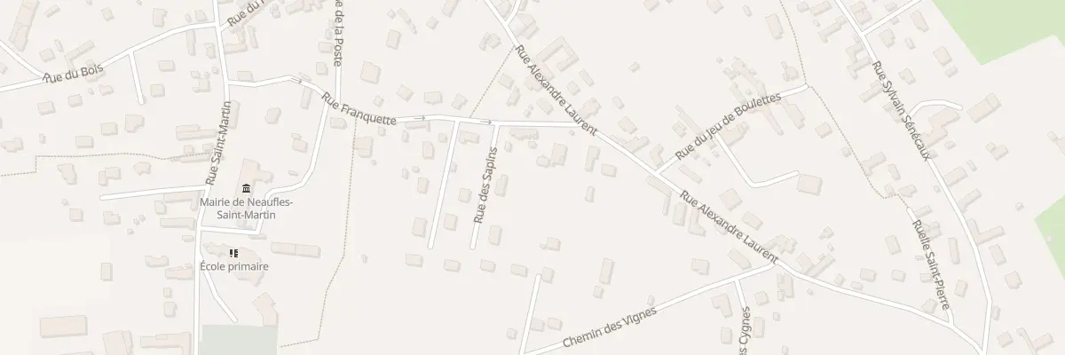 Plan du 12 Rue Franquette à Neaufles-Saint-Martin