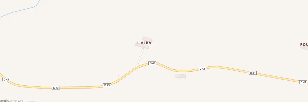 Plan du 6 L’Alba à Caignac