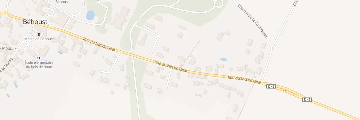 Plan du 7 Rue du Nid de Geai à Béhoust