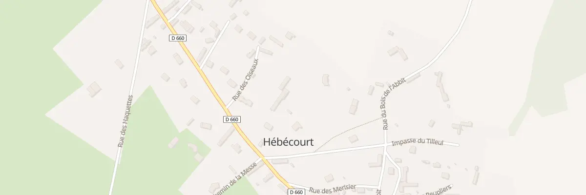 Plan du 5000 Rue des Frenes à Hébécourt