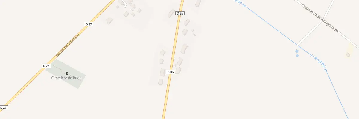 Plan du 23 Rte des Chapelles à Brion