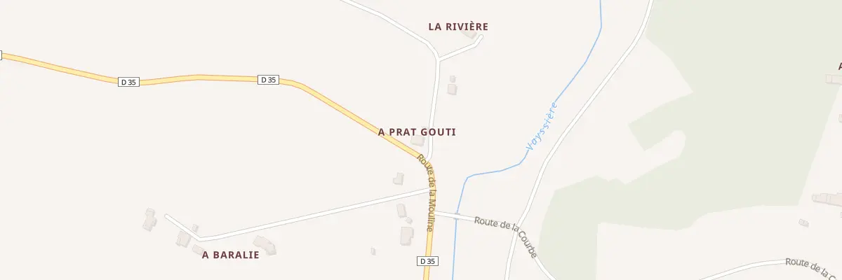Plan du 5048 A Prat Gouti à Lugan