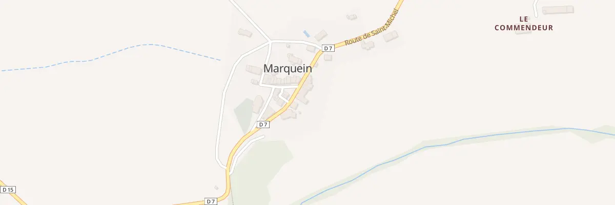 Plan du 15 Le Village à Marquein