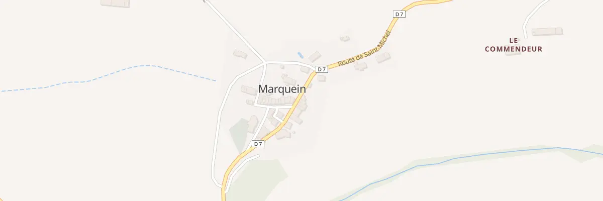 Plan du 38 Le Village à Marquein
