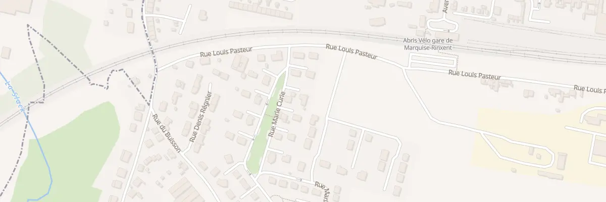Plan du 7 Rue Marie Curie à Rinxent