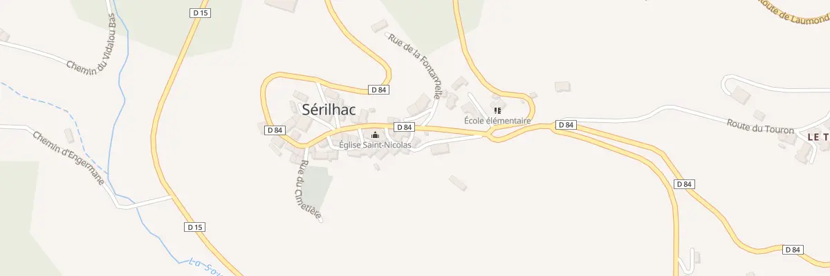 Plan du 5028 Le Bourg à Sérilhac
