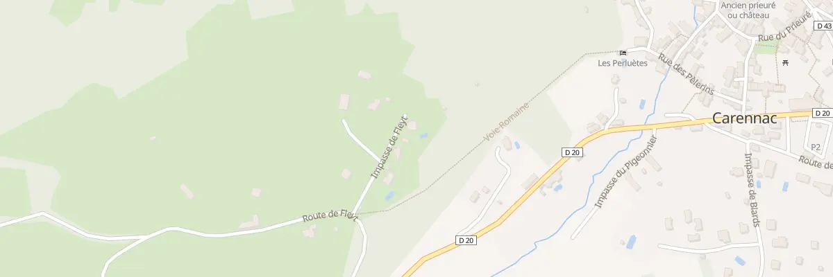 Plan du 5262 Fleyt à Carennac