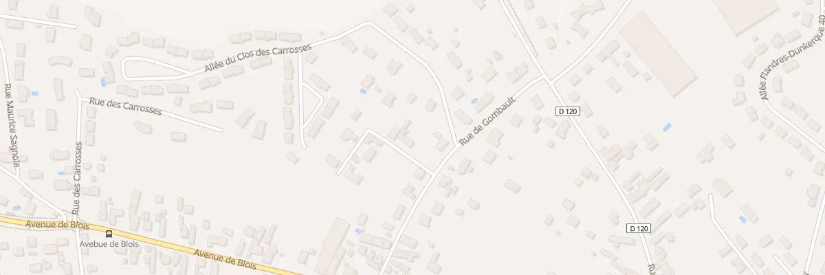 Plan du 14B Rue de Gombault à Romorantin-Lanthenay