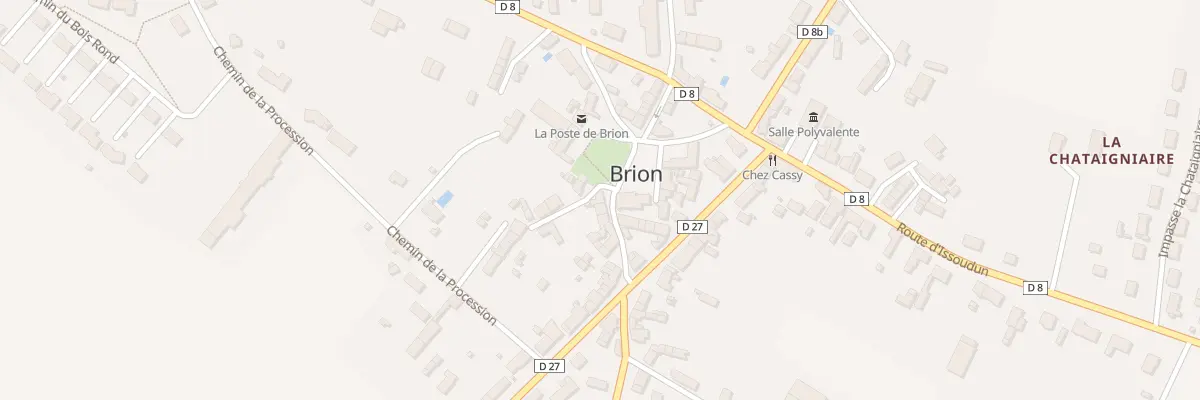 Plan du 12 Rue du Centre à Brion