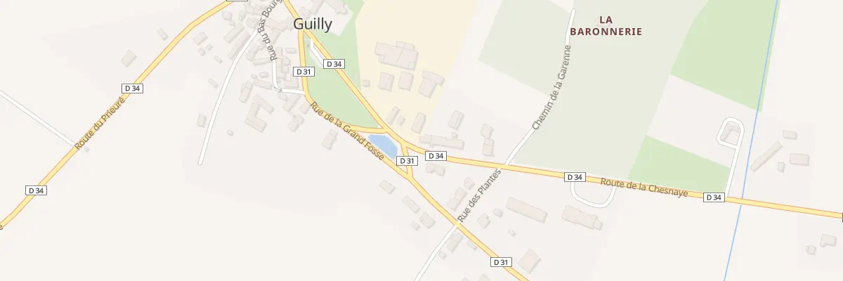 Plan du 5 Rue de la Chesnaye à Guilly