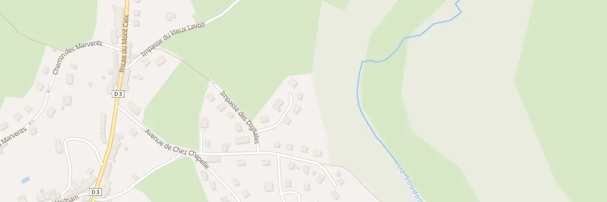 Plan du 8 Imp des Millepertuis à Chamberet