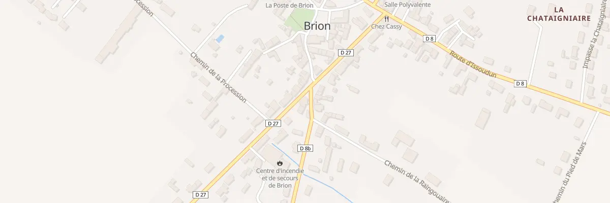 Plan du 2 Rue de la Manufacture à Brion