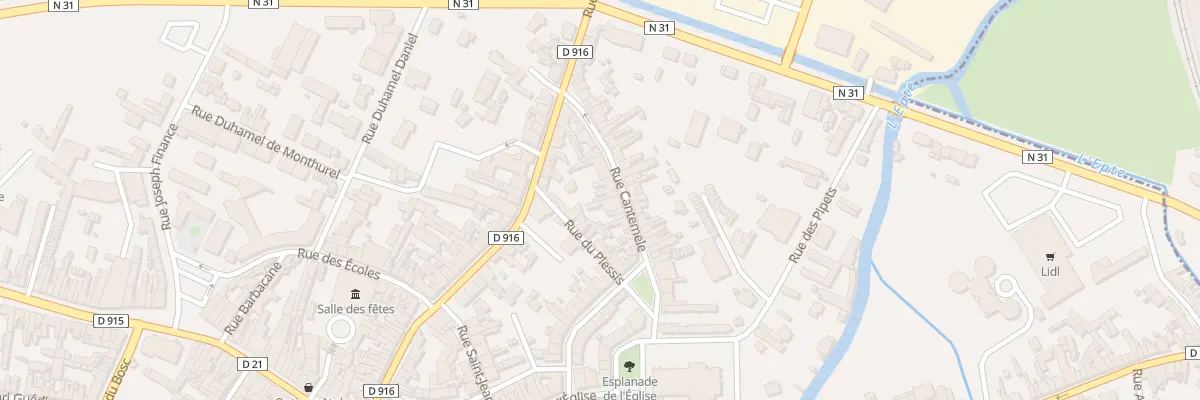 Plan du 19 Rue Cantemele à Gournay-en-Bray