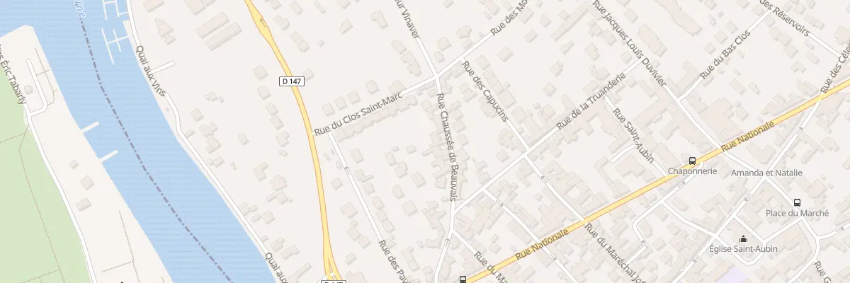 Plan du 17 Rue Chaussee de Beauvais à Limay