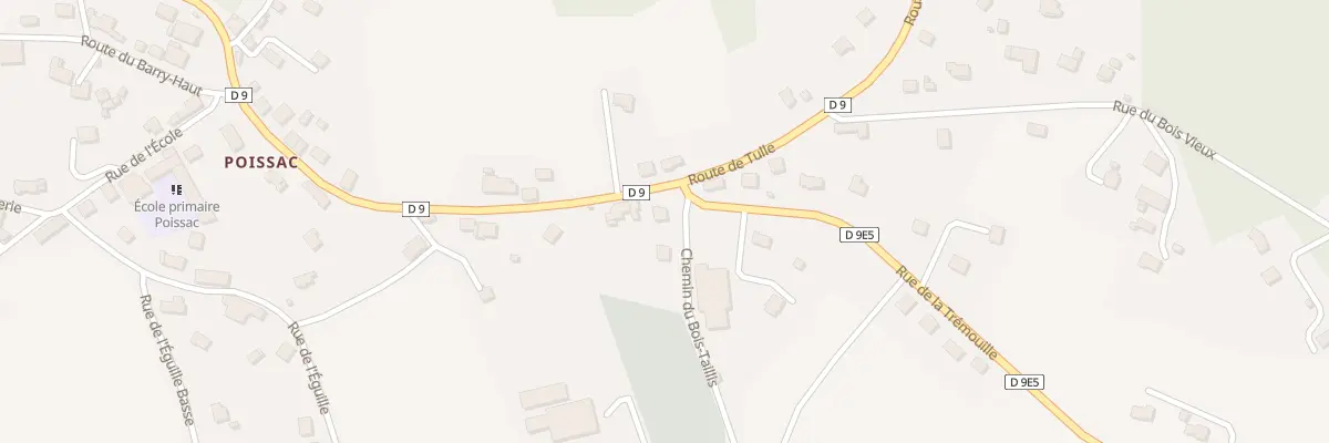 Plan du 22 Rte de Tulle à Chameyrat