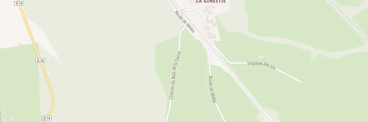 Plan du 99 Che du Bois de la Dame à Gramat
