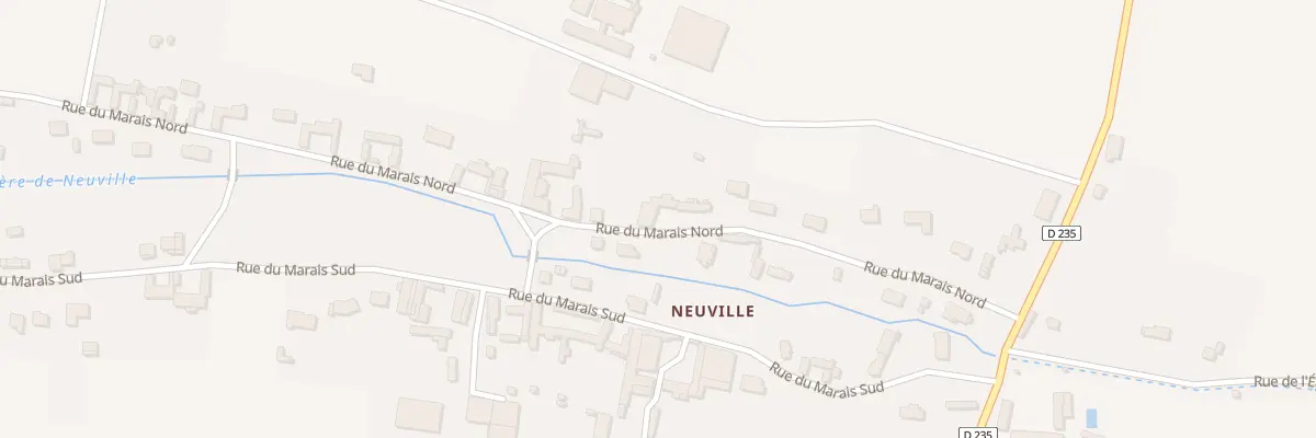 Plan du 14 Neuville Nord à Forest-Montiers