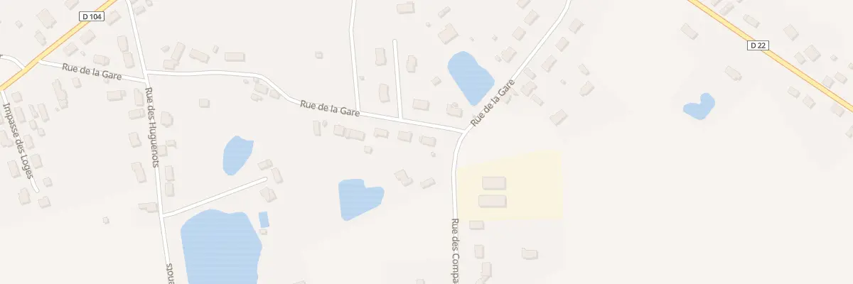 Plan du 17 Rue de la Gare à Montrieux-en-Sologne