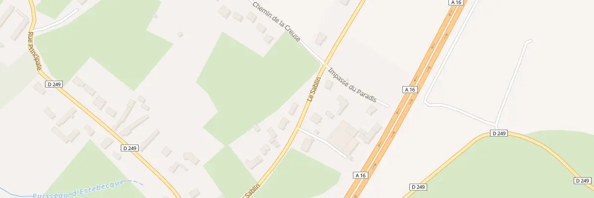 Plan du 225 Vc Le Sablin à Leubringhen