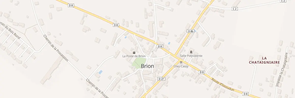 Plan du 5077 Le Bourg à Brion