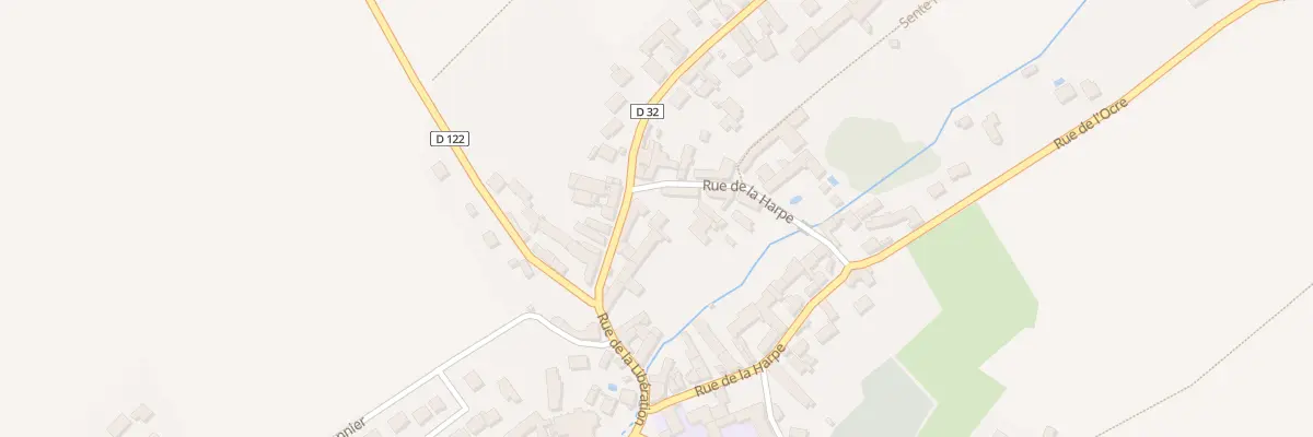 Plan du 25 Rue de la Harpe à Écrosnes
