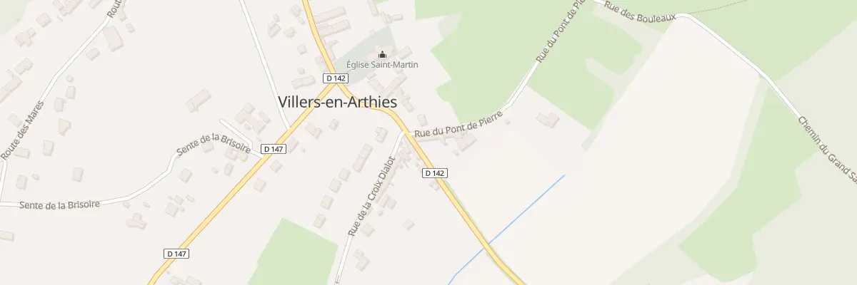 Plan du 50 Grande Rue à Villers-en-Arthies