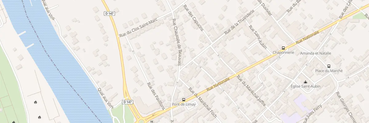 Plan du 1 Rue de la Truanderie à Limay