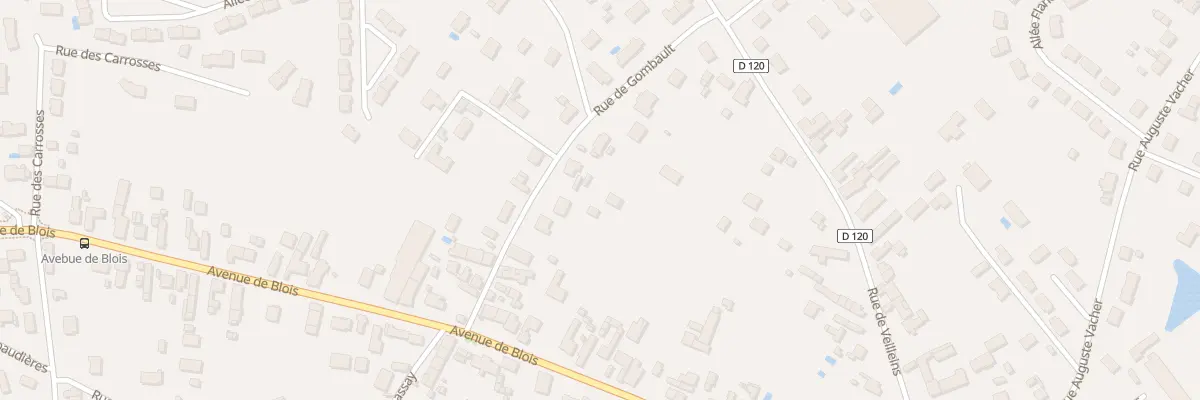 Plan du 19 Rue de Gombault à Romorantin-Lanthenay