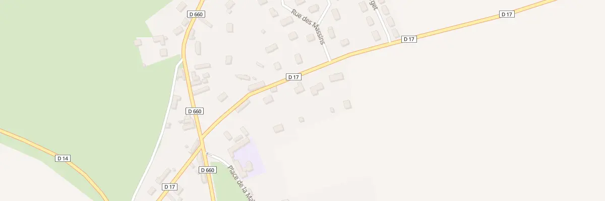 Plan du 8 Rue du Cornouiller à Hébécourt