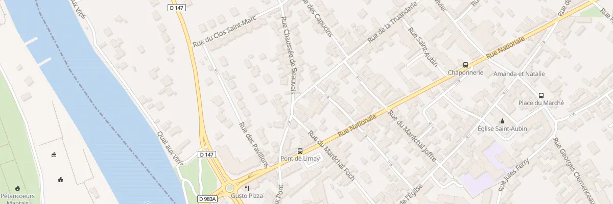 Plan du 2 Rue de la Truanderie à Limay