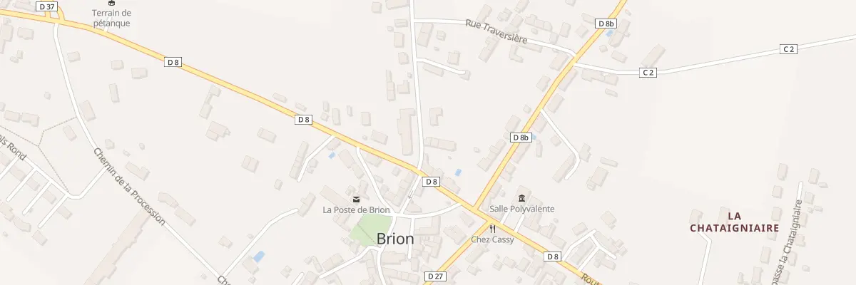 Plan du 2 Rte du Chateau d’Eau à Brion