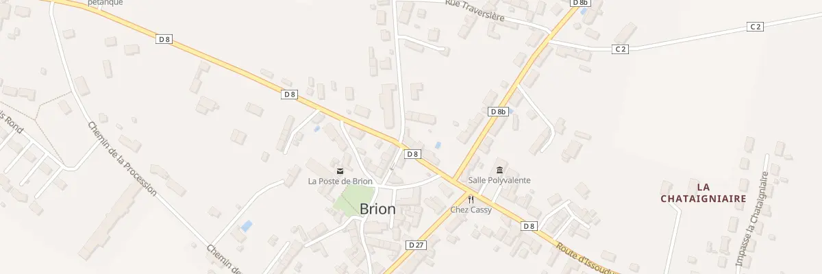 Plan du 6 Rte de Levroux à Brion