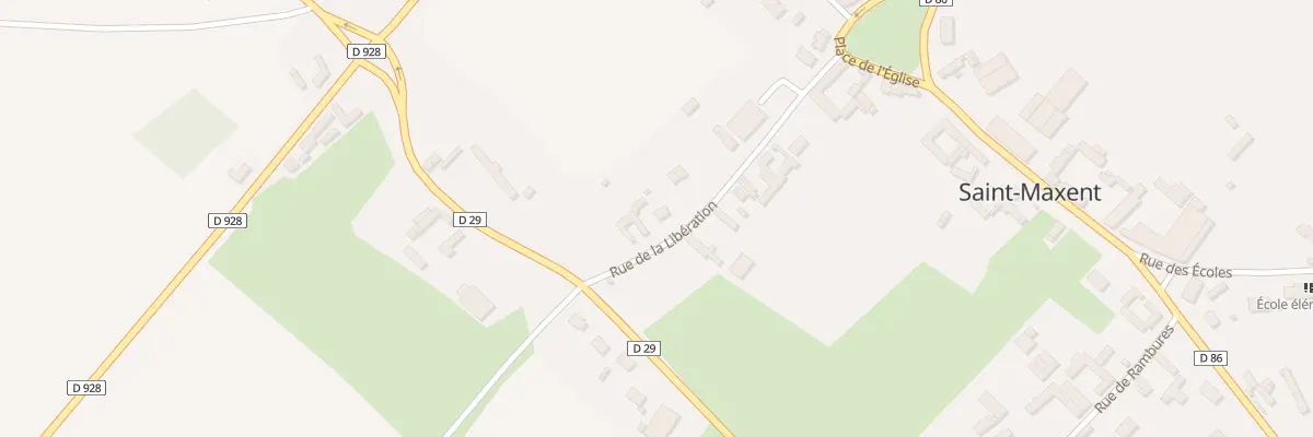 Plan du 10 Rue de la Libération à Saint-Maxent