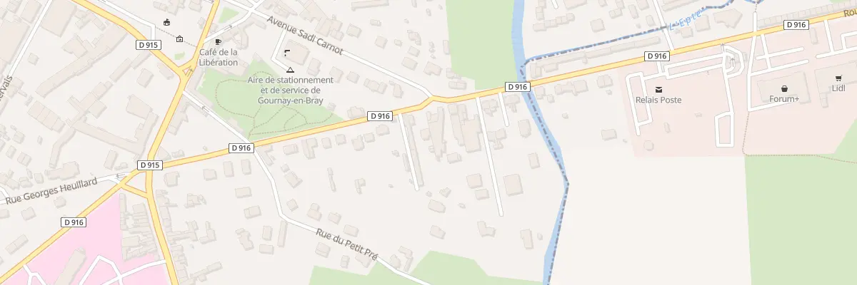Plan du 28 Rue Félix Faure à Gournay-en-Bray
