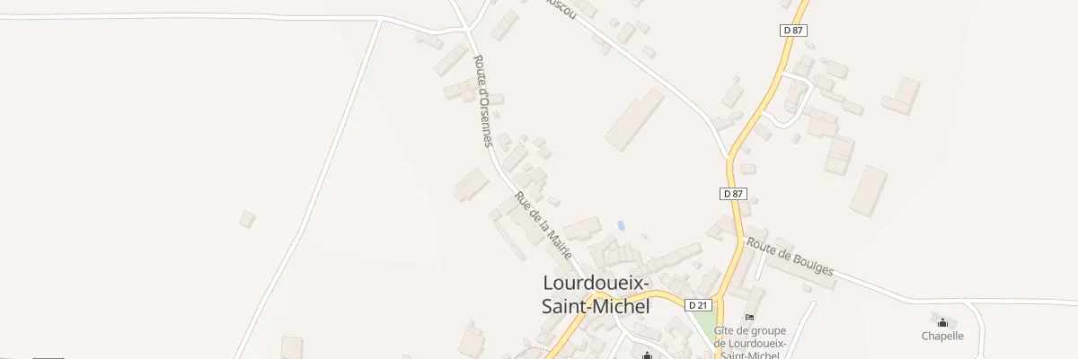 Plan du 5097 Le Bourg à Lourdoueix-Saint-Michel