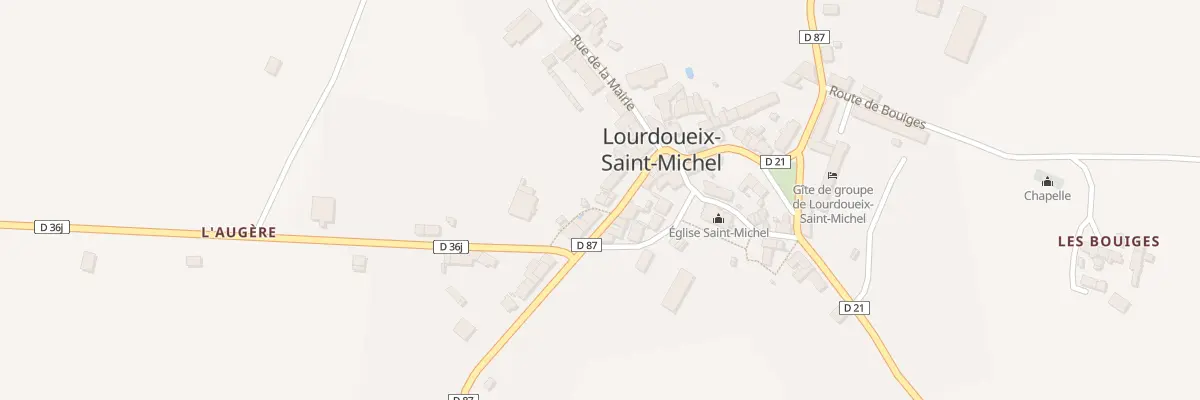 Plan du 10 Rte du Lavoir à Lourdoueix-Saint-Michel