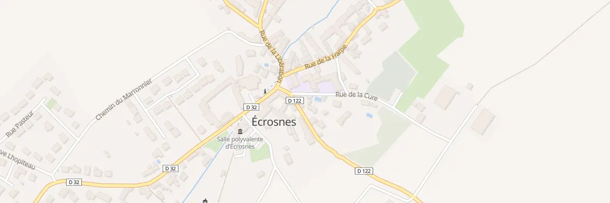 Plan du 1 Rue de la Beauce à Écrosnes