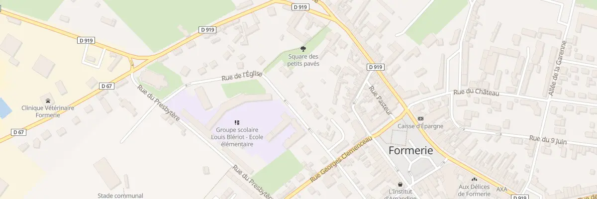 Plan du 12 Rue de l’Eglise à Formerie
