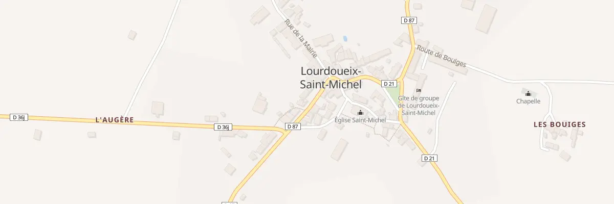 Plan du 8 Rte du Lavoir à Lourdoueix-Saint-Michel