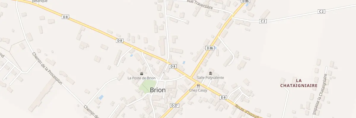 Plan du 4 Rte de Levroux à Brion