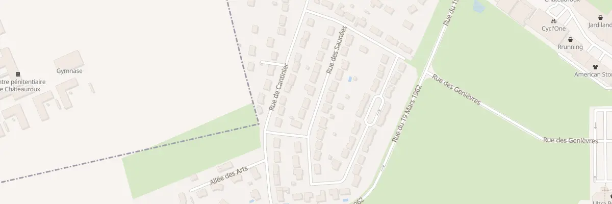 Plan du 14 Rue des Saunées au Poinçonnet