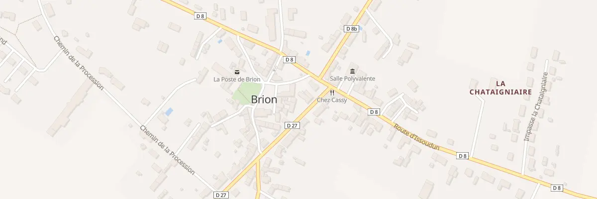 Plan du 4 Rte de Villedieu à Brion