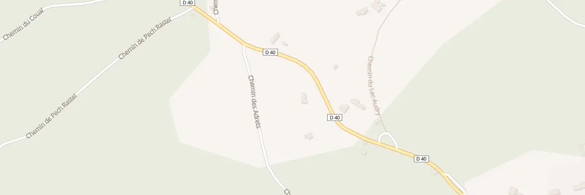 Plan du 900 Che des Adrets à Lugagnac