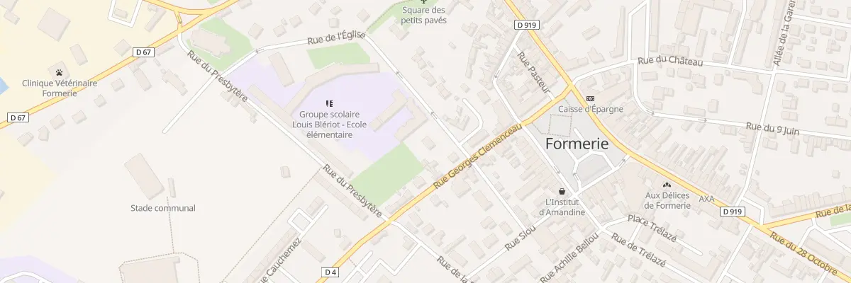 Plan du 3 Rue de l’Eglise à Formerie