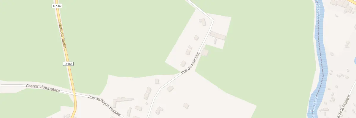 Plan du 9 Rue du Huit Mai à La Calotterie