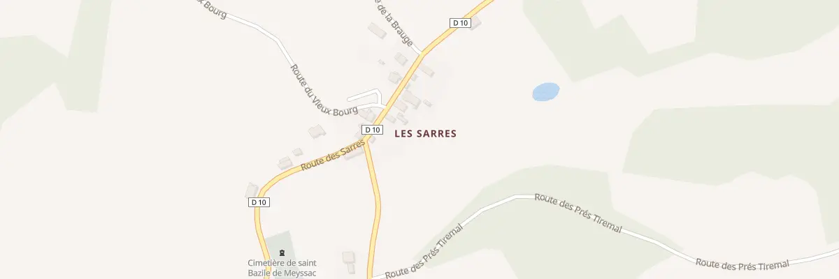 Plan du 5016 La Sarre à Saint-Bazile-de-Meyssac