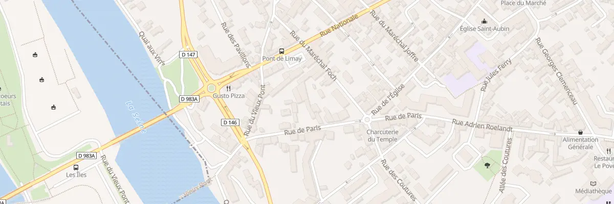 Plan du 9 Rue de Paris à Limay