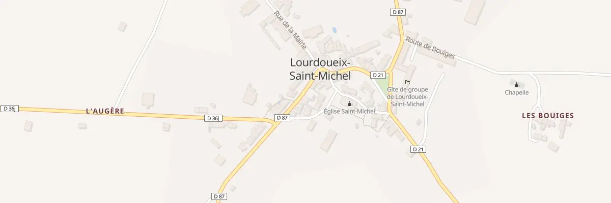 Plan du 5 Rte du Lavoir à Lourdoueix-Saint-Michel