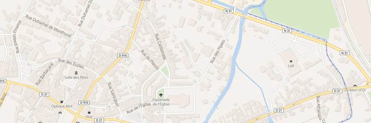 Plan du 1B Rue des Pipets à Gournay-en-Bray