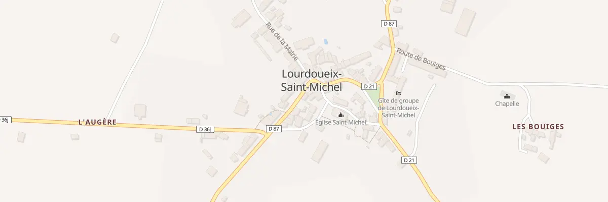 Plan du 1 Rte du Lavoir à Lourdoueix-Saint-Michel